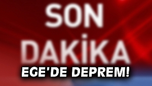 Ege'de 4.6 büyüklüğünde deprem!
