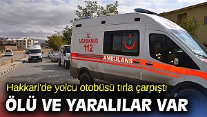 Hakkari'de yolcu otobüsü tırla çarpıştı: Ölü ve yaralılar var