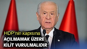HDP’nin kapısına açılmamak üzere kilit vurulmalıdır