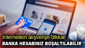 İnternetten alışveriş sırasında banka hesabının boşaltıldığı iddiası
