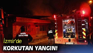 İzmir'de çıkan yangında müstakil ev kullanılmaz hale geldi