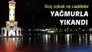 İzmir'de sağanak etkili oldu