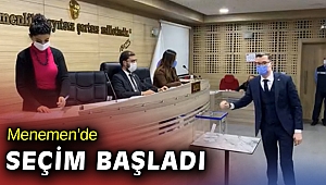 Menemen Belediyesi Meclis Üyeleri yeni başkanı seçiyor