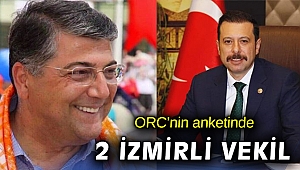 ORC'nin 'en beğenilen' anketine İzmir'den 2 vekil girdi