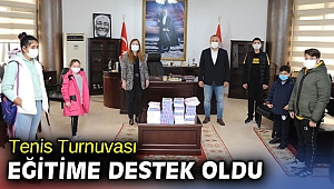 Tenis Turnuvası Eğitime Destek Oldu