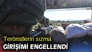 Teröristlerin sızma girişimi engellendi