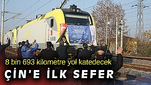 Türkiye'den Çin'e gidecek ilk blok ihracat treni Kocaeli'ye ulaştı