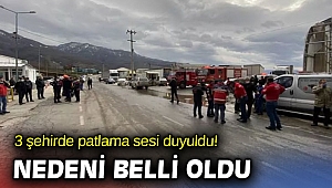 3 şehirde patlama sesi duyuldu! Nedeni belli oldu