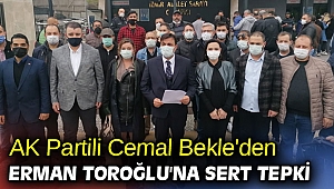 AK Partili Cemal Bekle'den Erman Toroğlu'na sert tepki 