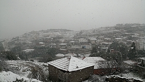 Aliağa’da Kar Manzaraları