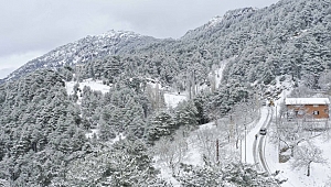 Aydın Büyükşehir çalıştı vatandaşlar yaylada kar keyfi yaşadı
