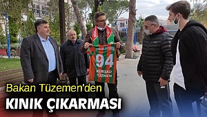 Bakan Tüzemen Kınık'ta! 