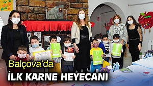 Balçova’da ilk karne heyecanı yaşandı