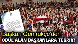 Başkan Gümrükçü Ödül Alan Belediye Başkanlarını Tebrik Etti