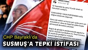 Başkan Susmuş’a tepki istifası