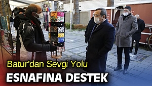 Batur’dan Sevgi Yolu esnafına destek