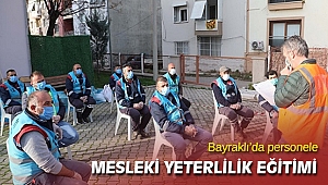 Bayraklı belediyesinde çalışanlara mesleki yeterlilik sınavı