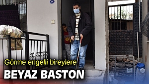 Bornova Belediyesi'nden Görme engelli bireylere beyaz baston 