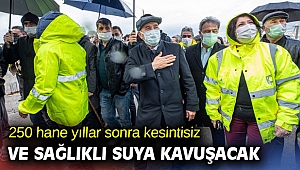 Bornova'da 250 hane yıllar sonra kesintisiz ve sağlıklı suya kavuşacak