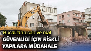 Buca’nın metruk binaları yıkılıyor!