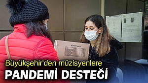 Büyükşehir’den müzisyenlere pandemi desteği