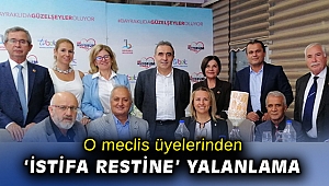 CHP Bayraklı meclis üyelerinden 'istifa resti' yalanlaması