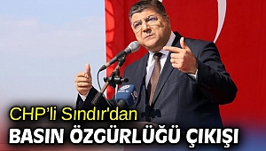 CHP’li Sındır'dan basın özgürlüğü çıkışı