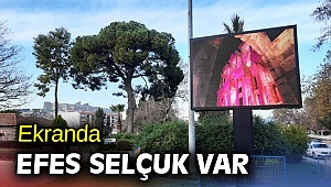 Ekranda Efes Selçuk var