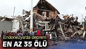 Endonezya'da deprem: En az 35 ölü