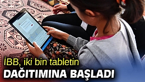 İBB, iki bin tabletin dağıtımına başladı