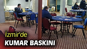 İzmir'de kumar baskını
