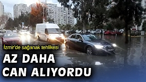 İzmir'de sağanak etkili oluyor