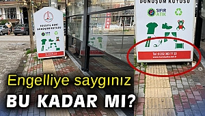Karşıyaka Belediyesinin engelli duyarlılığı bu kadar mış!