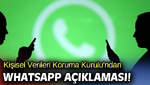 Kişisel Verileri Koruma Kurulu'ndan WhatsApp açıklaması!