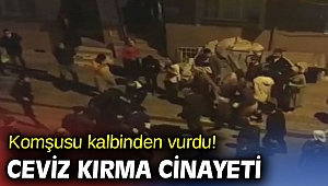 Komşusu kalbinden vurdu! Ceviz kırma cinayeti