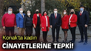 Konak'ta kadın cinayetlerine tepki!