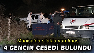 Manisa'da tarla yolunda 4 gencin cesetleri bulundu