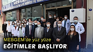 MEBGEM’de yüz yüze eğitimler başladı