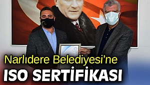 Narlıdere Belediyesi’ne ISO sertifikası 