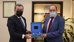 Rasikh Sagitov’dan Başkan Koştu’ya ziyaret