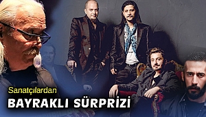 SANATÇILARDAN BAYRAKLI'YA YENİ YIL SÜRPRİZİ