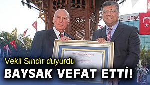 Sındır'dan 'Kemal Baysak' mesajı: Çok üzgünüm!
