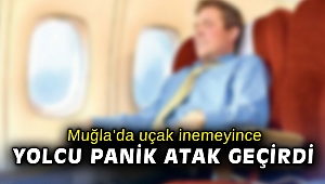 Uçak inemeyince yolcu panik atak geçirdi