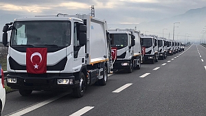 Yeni çöp kamyonları ilçemize geldi