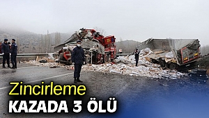 Zincirleme kazada 3 ölü