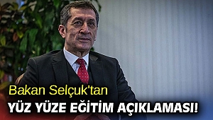 Bakan Selçuk'tan yüz yüze eğitim açıklaması!