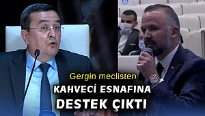 Başkan Batur'dan kahveci esnafına destek