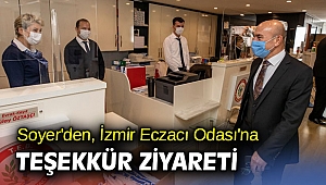 Başkan Soyer, İzmir Eczacı Odası’na teşekkür ziyaretinde bulundu