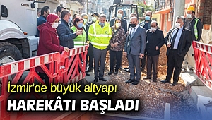 Başkan Soyer yağmur suyu ayrıştırma projelerini inceledi