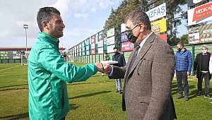 Başkan Tugay'dan, Yeni teknik direktöre başarı dileği